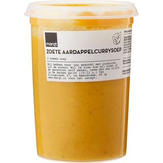 Zoete Aardappelcurrysoep