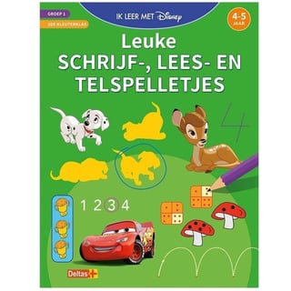 Disney Ik Leer Met - Leuke Schrijf-, Lees- en Telspelletjes