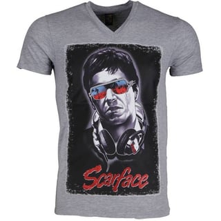 T-Shirt - Scarface - Grijs