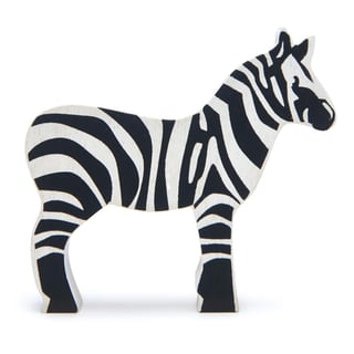 Houten Safaridier Zebra