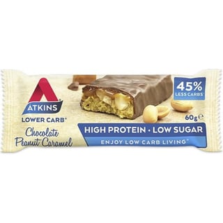 Atkins Advantage Chocolade Pinda Caramel - 60 Gram - Maaltijdreep