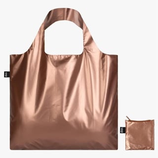 Loqi Metalic Rose Gold Bag