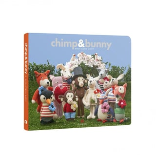 Look Book Chimp & Bunny with Reusable Stickers