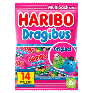 Haribo Dragibus Original Uitdeelzakjes