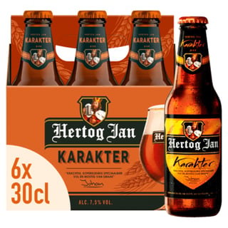 Hertog Jan Karakter Bier Flessen 6x 30 Cl