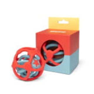 Little L Soft Toys Teether Oranje Blauw