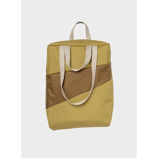 SUSAN BIJL Tote Bag Moss & Camel M