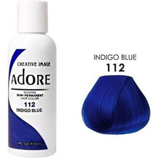 Adore Semi-Permanent Hair Color - Indigo Blue 112 118ML