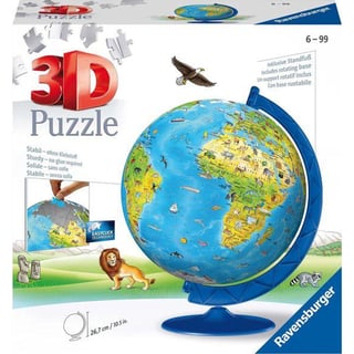 Puzzlebal 180st. Globe Voor Kinderen