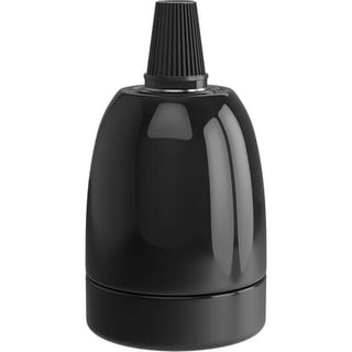 Calex Lampholder E27 Ceramic Black, Max.250V-60W