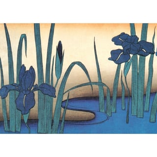Postkaart - Utagawa Hiroshige - Iris 1797-1858