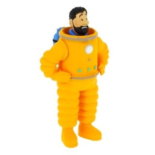 Kuifje Figuur - Haddock in Maanpak Als Astronaut