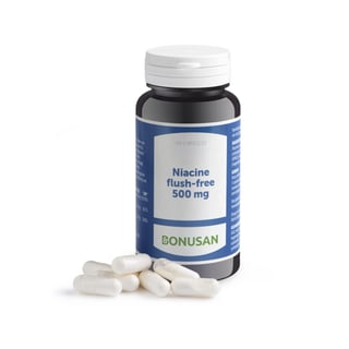 Bonusan Niacine Flush-Free 500 Mg Capsules 60CP