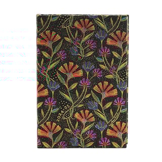 Paperblanks 18 months diary mini hardcover wild flowers 2025-2026