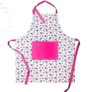 Kitsch Kitchen Schort Flowers Blauw
