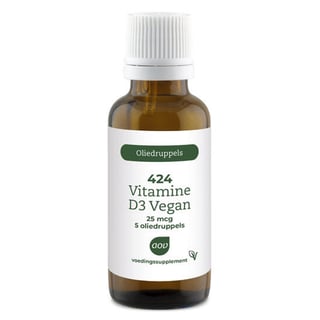 AOV 424 Vitamine D3 Vegan 25mcg Druppels 15ML