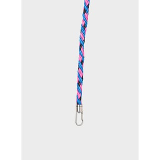 Susan Bijl Kumihimo Strap Blueback & Fluo Pink Short