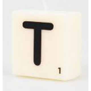 Scrabble Kaars - Alfabet: Letter T