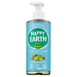 Happy Earth 100% Natuurlijke Handzeep Cedar Lime