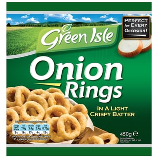 Green Isle Onion Rings 450g