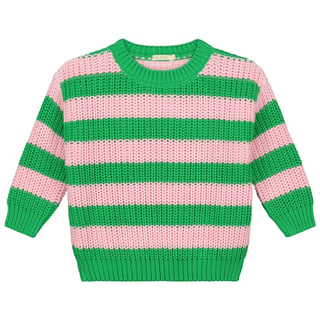 Yuki Kidswear Chunky Knitted Sweater - Spring Stripes