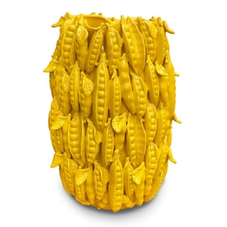 Vaas Peulen Geel Keramiek XL 32x45cm