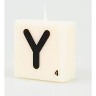 Scrabble Kaars - Alfabet: Letter Y