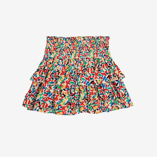 Bobo Choses Confetti All Over Woven Ruffle Skirt