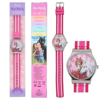 Miss Melody Horloge Rood-Roze