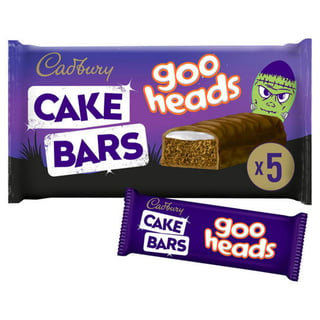 Cadbury Goo Heads Cake Bars 5 Pack