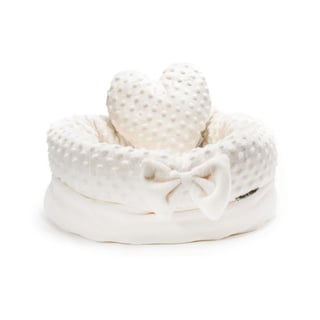 Angel & Gladys Hondenmand Bubblegum Crème - Size: S