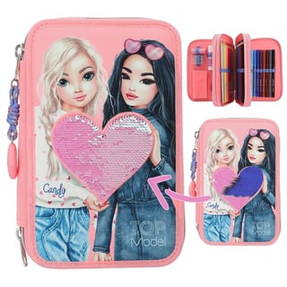 TOPModel Kleurpotloden & Viltstiften Etui Love
