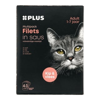 PLUS Filets in Saus Kip & Vlees Multipack