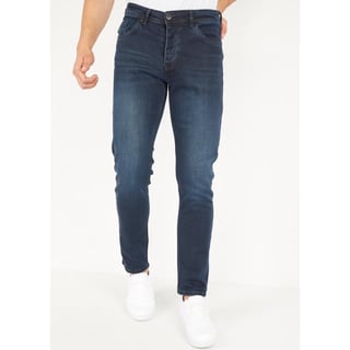 Jeans Heren Regular Fit Donkerblauw - DP11 - Blauw