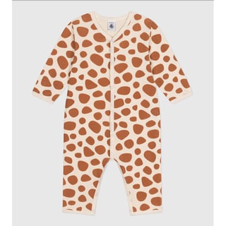 Petit Bateau Giraf Print Pyjama - Size : 3M