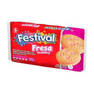 Festival Strawberry Cookies 33,6Gr