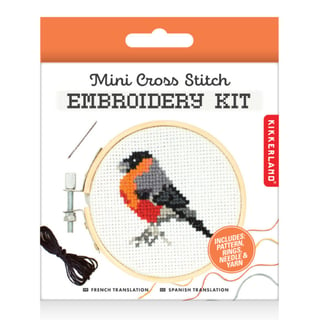 Mini Cross Stitch Embroidery Kit - Bird