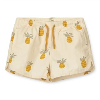 Liewood Aiden Printed Board Shorts Pineapples/Cloud Cream