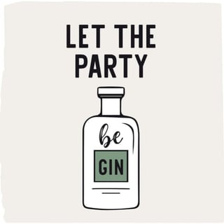 Servetten Let the Party Be GIN