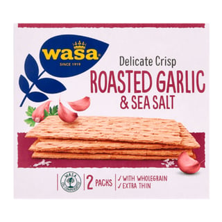 Wasa Delicate Crisp Roasted Garlic Sea Salt
