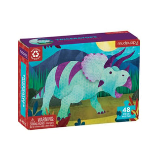 Mudpuppy Mini Puzzel Triceratops
