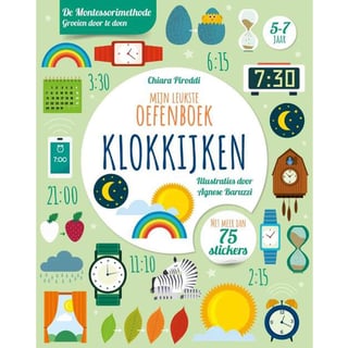 Mijn Leukste Oefenboek Klokkijken