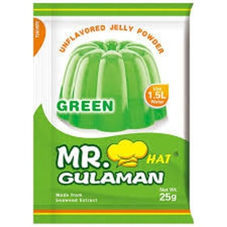 Mr Hat Gulaman - Jelly Powder Green 25g