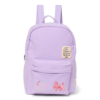 Studio Noos Lilac Washed Cotton Midi Backpack