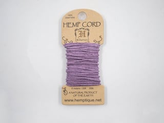 Hemp Cord  6m & 3m - Lavender