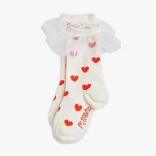 Mini Rodini Hearts Frill 1-Pack Socks