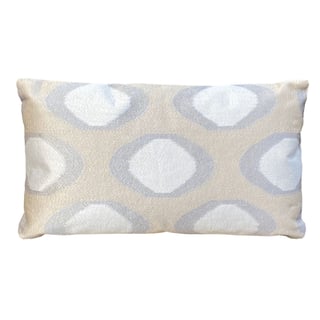 Sierkussen Dots Creme-Wit-Grijs 60x35cm