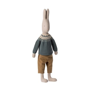 Maileg Rabbit Size 5, Pants and Knitted Sweater