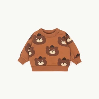 Tiny Cottons Bears Baby Sweatshirt Brown