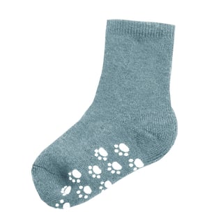 Wool Socks W/anti Slip Sky Blue